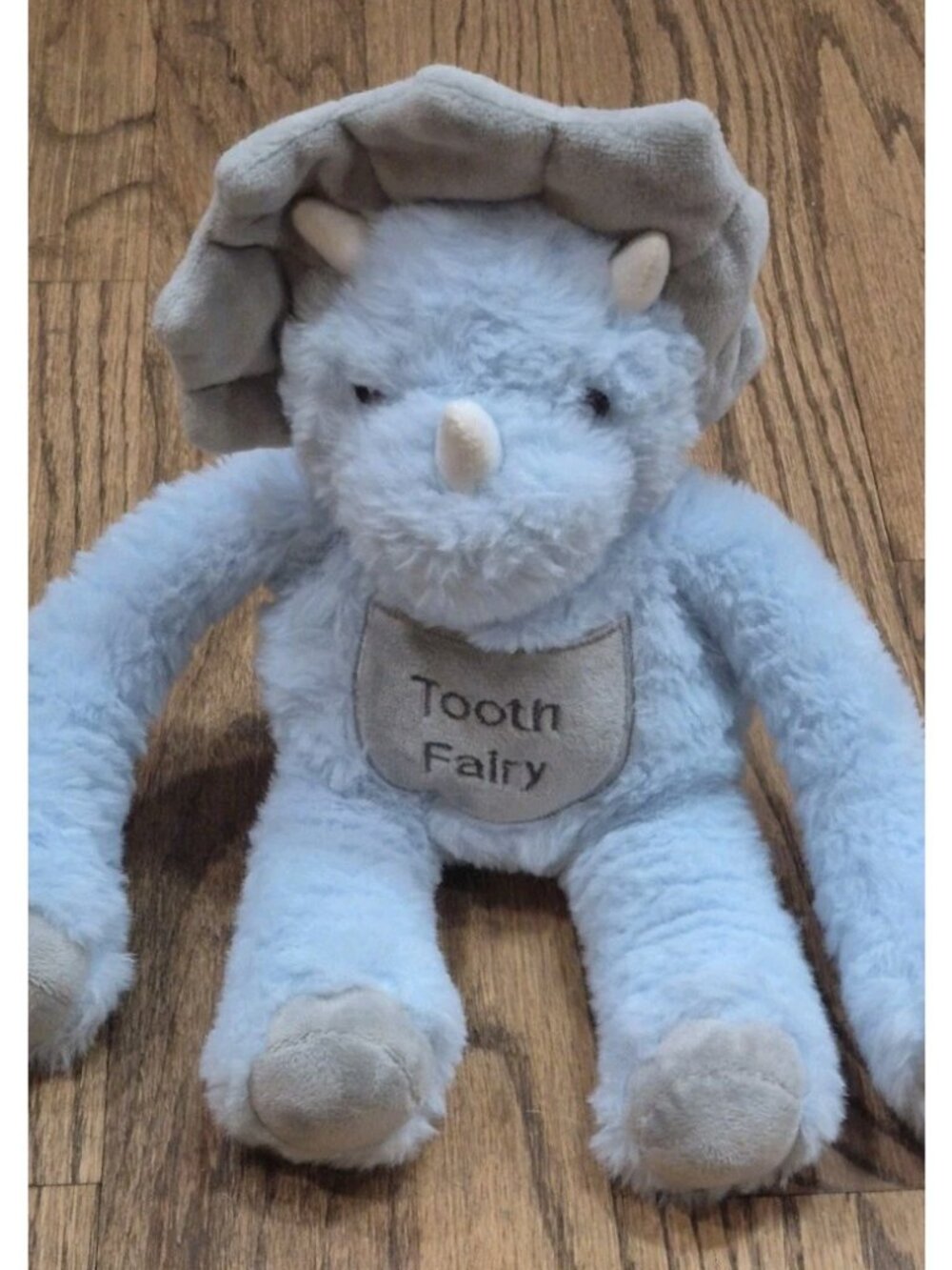 The Bearington Collection Lil Tracer Dinosaur Tooth Fairy Plush Stuffed Animal